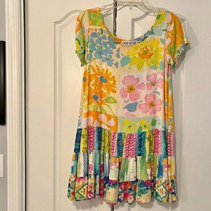 Jams World Colorful Floral Mini Dress